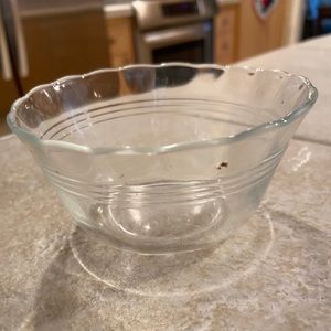 Small glass dish